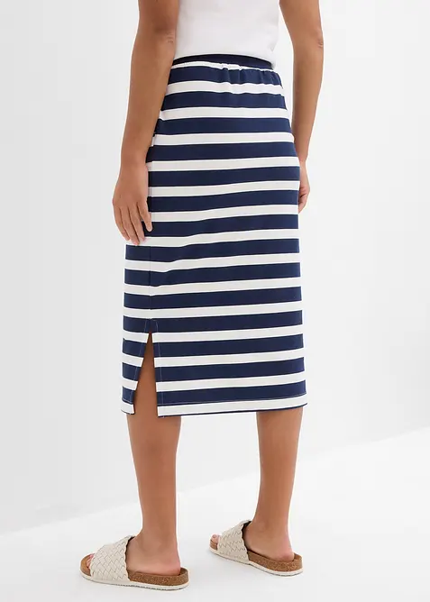 Tepláková sukně v délce po lýtka, bonprix