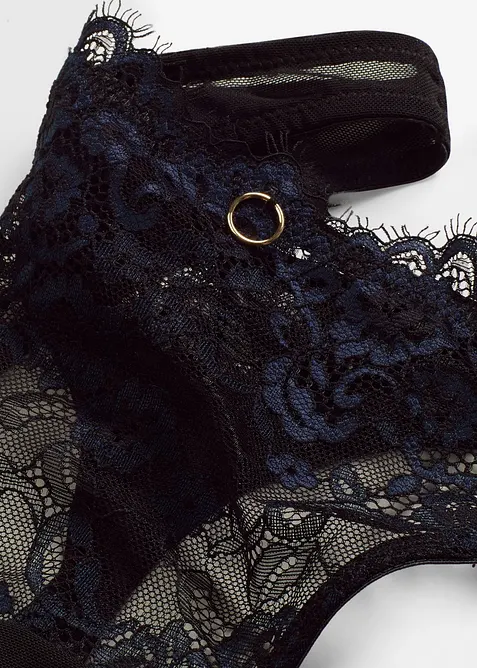 Kalhotky tanga z jemn&eacute; krajky, bonprix