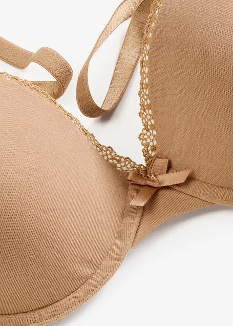 Vyztužená podprsenka s kosticemi, s organickou bavlnou, bonprix