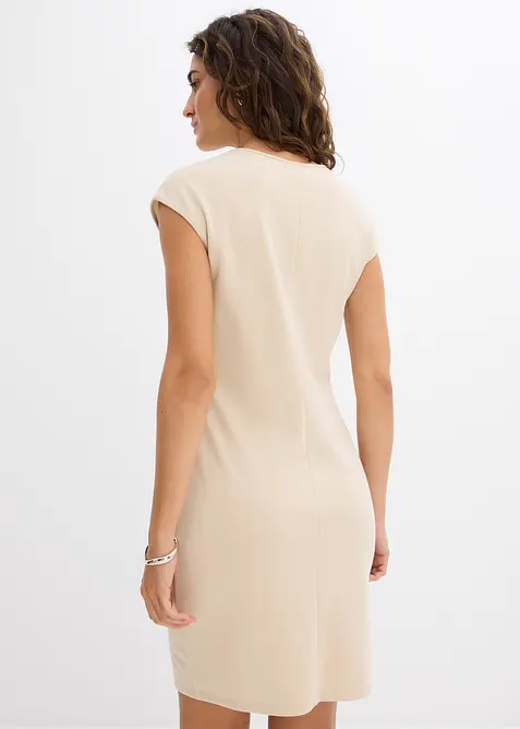 Mini šaty s rozparkem, bonprix