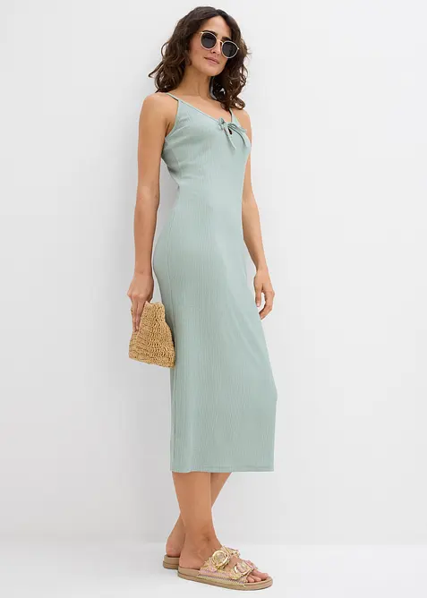 Midi šaty z lehkého krepu, bonprix