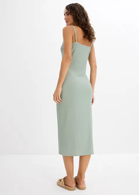 Midi šaty z lehkého krepu, bonprix