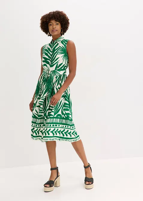 Halenkové šaty ze splývavé viskózy, bonprix