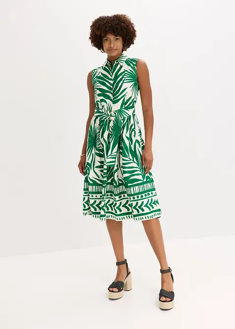 Halenkové šaty ze splývavé viskózy, bonprix