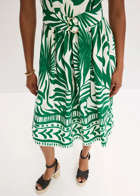 Halenkové šaty ze splývavé viskózy, bonprix