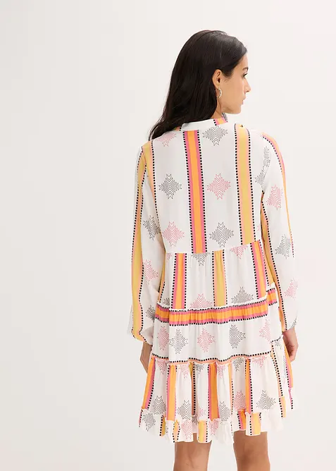 Tunikové šaty ze splývavé viskózy, bonprix