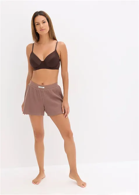 Podprsenka s kosticemi a s lesklým efektem (2 ks v balení), bonprix