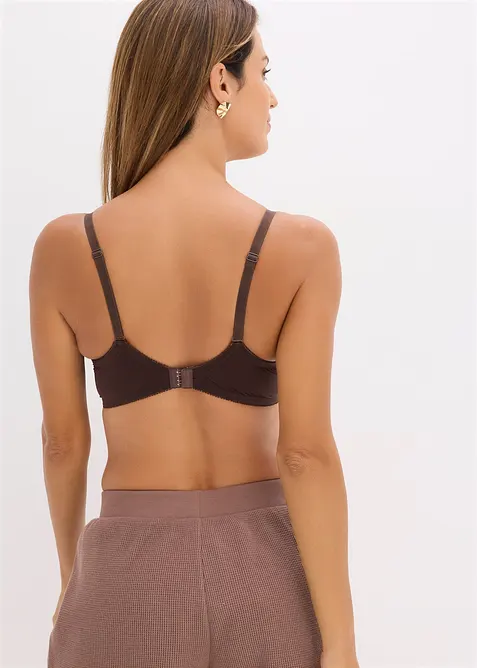 Podprsenka s kosticemi a s lesklým efektem (2 ks v balení), bonprix