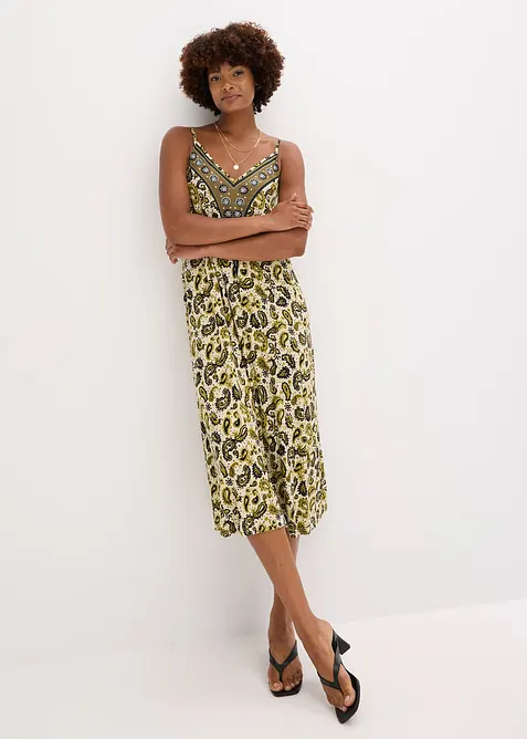 Šaty na ramínka, z měkké viskózové směsi, bonprix