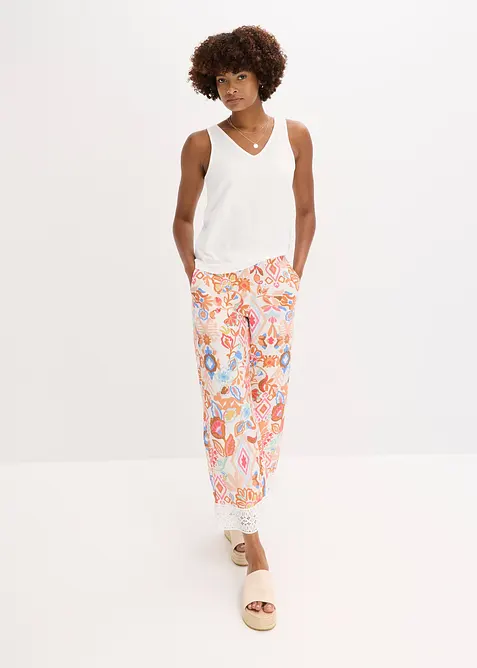 Kalhoty s krajkou, bonprix