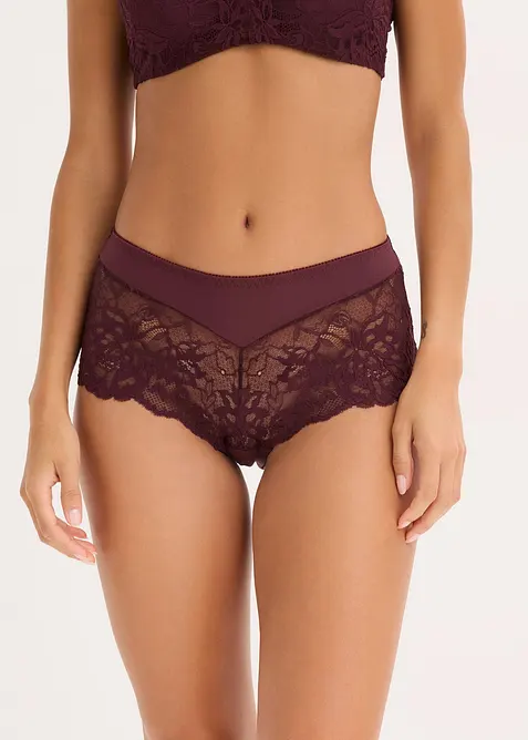 Bokové maxikalhotky s jemnou krajkou, bonprix