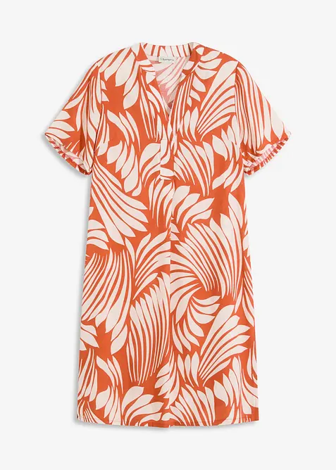 Tunikové šaty ze splývavé viskózy, bonprix