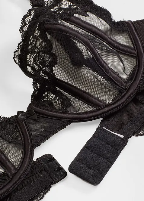 Podprsenka s kosticemi, z jemné krajky, bonprix