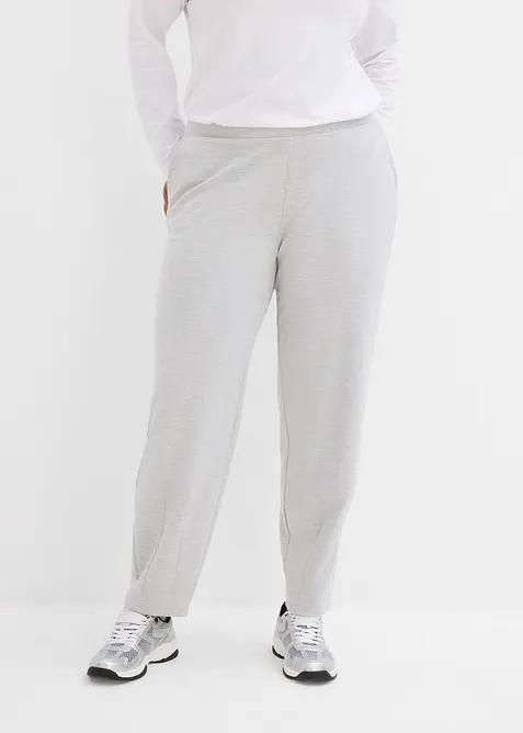 Barelové kalhoty z mírně lesklé viskózové směsi, bonprix