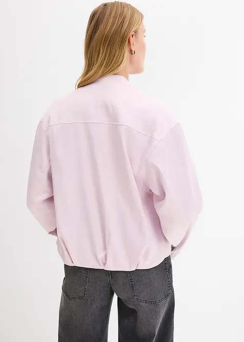 Měkký bluzon z lesklé viskózové směsi, bonprix