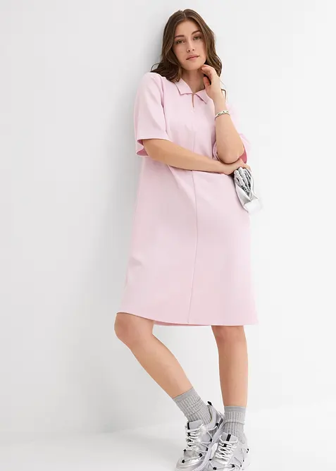 Pólo šaty z měkkého materiálu scuba, bonprix