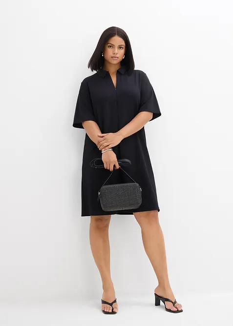 Pólo šaty z měkkého materiálu scuba, bonprix