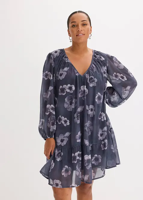 Krátké šifónové šaty, bonprix