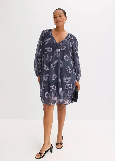 Krátké šifónové šaty, bonprix