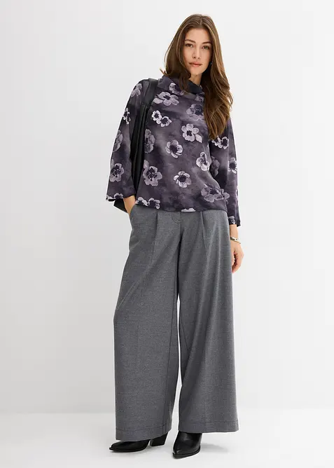 Halenka ze strukturovaného krepu, bonprix