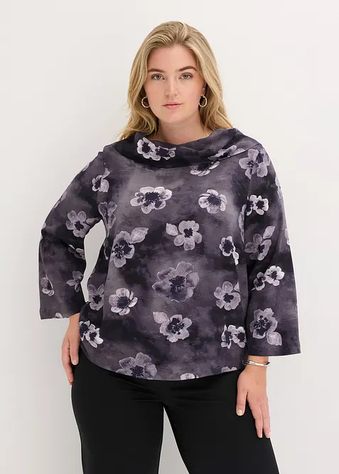 Halenka ze strukturovaného krepu, bonprix