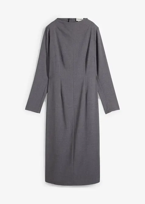 Midi šaty z viskózové směsi, bonprix