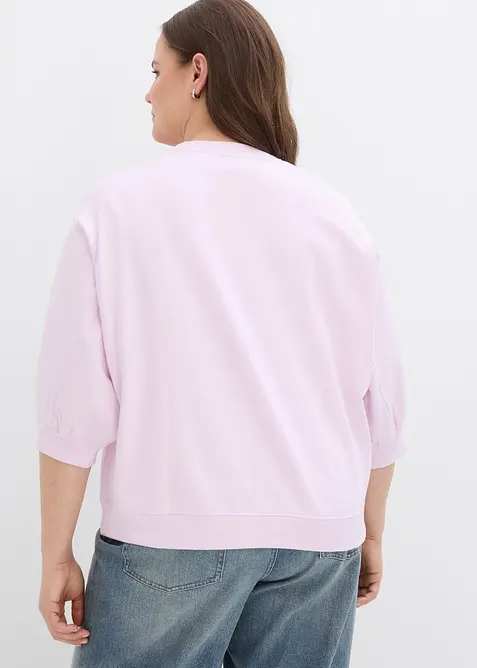 Oversize mikina z čist&eacute; bavlny, bonprix