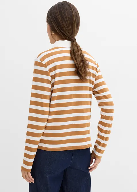 Triko polo z těžké organické bavlny, bonprix