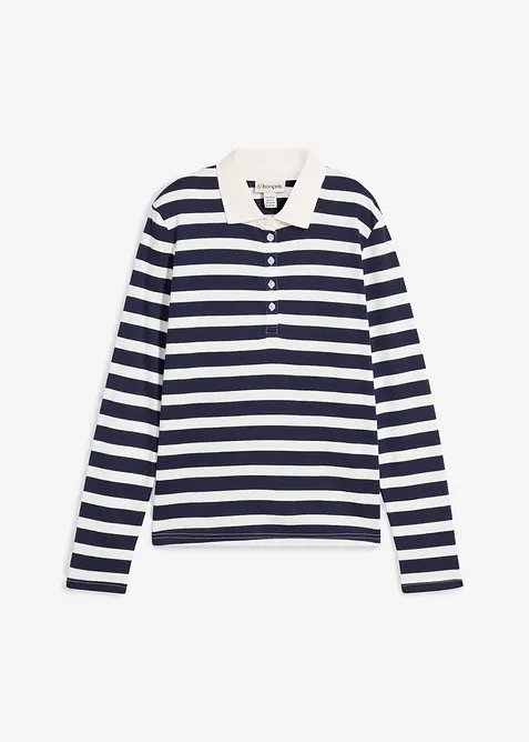 Triko polo z těžké organické bavlny, bonprix