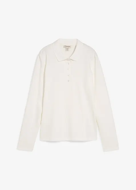 Triko polo z těžk&eacute; organick&eacute; bavlny, bonprix