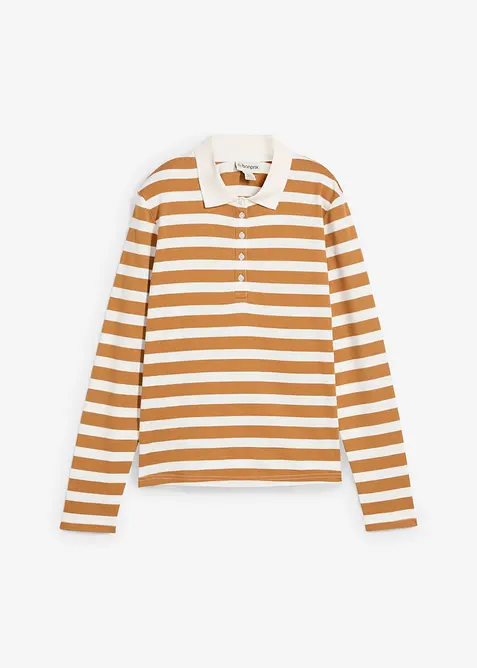 Triko polo z těžké organické bavlny, bonprix