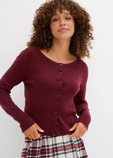 Krátký kabátek z jemné pleteniny, bonprix