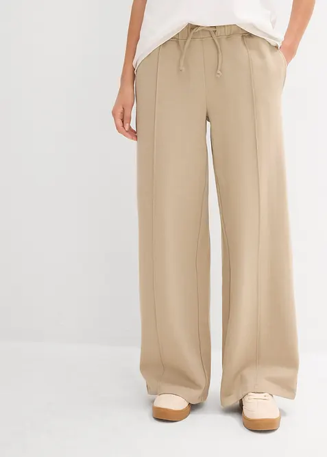 Kalhoty bez zapínání, z čisté organické bavlny, bonprix