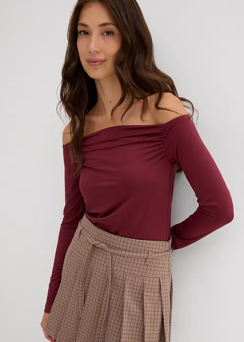 Carmen triko z lehkého žerzeje, bonprix