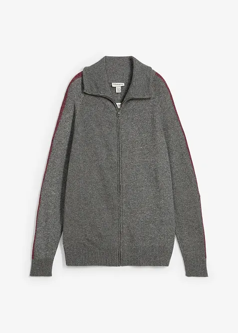 Pletený kabátek z měkké směsi s vlnou, bonprix