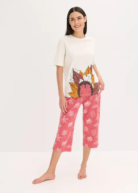 Capri pyžamo z čisté organické bavlny, bonprix