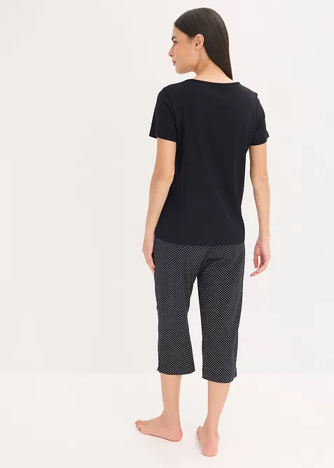 Capri pyžamo z čisté organické bavlny, bonprix