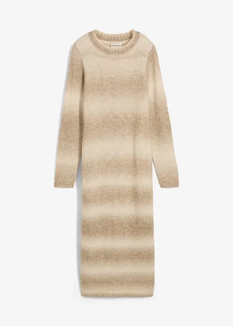 Pletené šaty z měkké vlněné směsi, bonprix