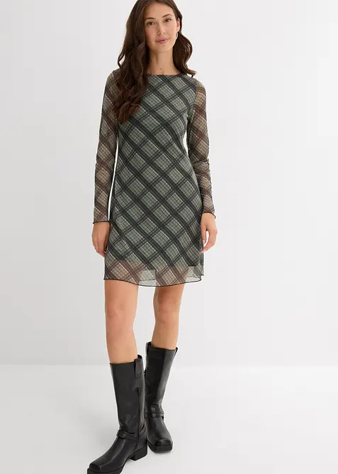 Minišaty z jemné síťoviny, bonprix