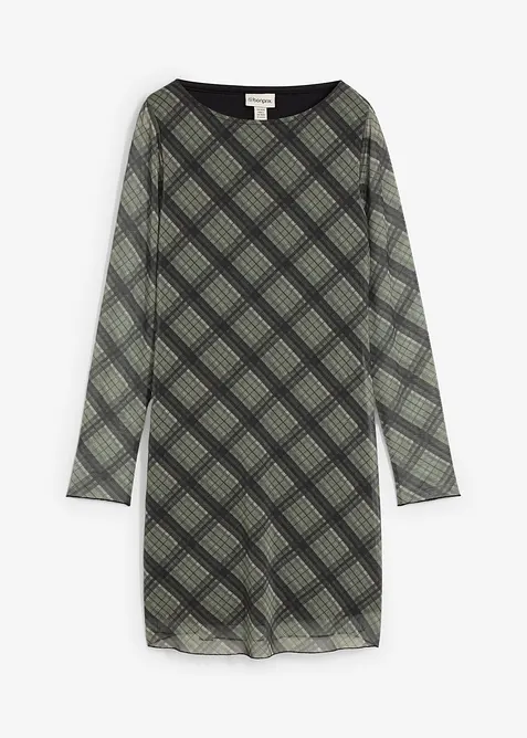 Minišaty z jemné síťoviny, bonprix