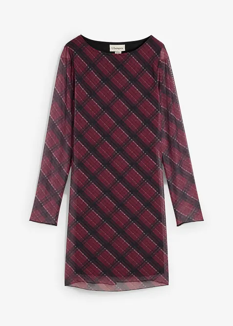 Minišaty z jemné síťoviny, bonprix