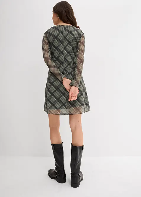 Minišaty z jemné síťoviny, bonprix