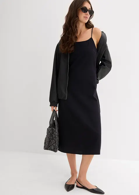 Flanelové šaty na ramínka, z čisté bavlny, bonprix