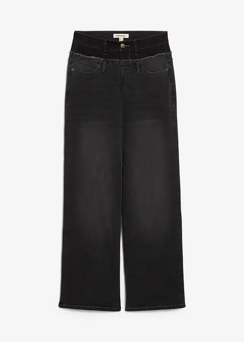 Džíny Straight, High Waist, bonprix