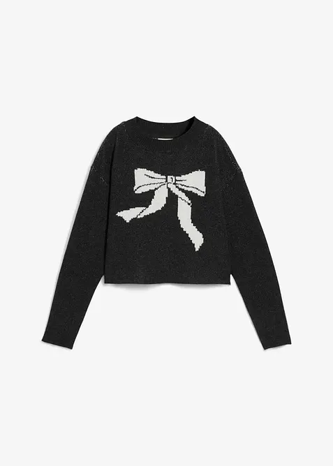 Pleten&yacute; svetr s ma&scaron;l&iacute;, bonprix