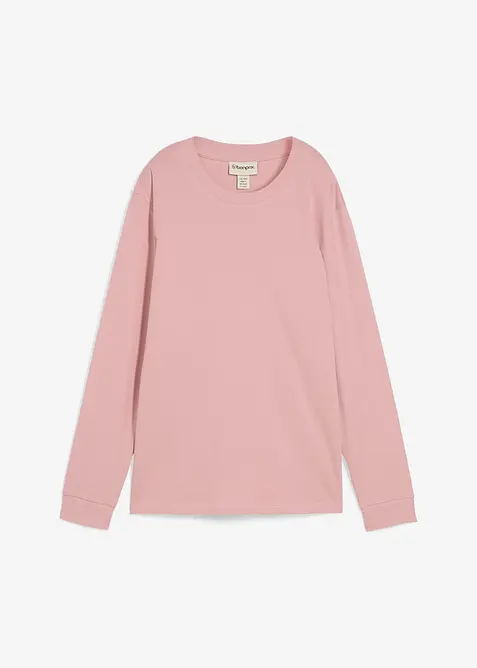 Tričko s dlouhým rukávem, z čisté organické bavlny, bonprix