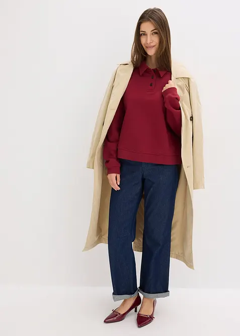 Mikina z čisté bavlny, bonprix