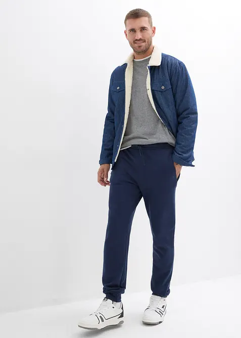 Joggingové kalhoty z čisté organické bavlny, Regular Fit, bonprix