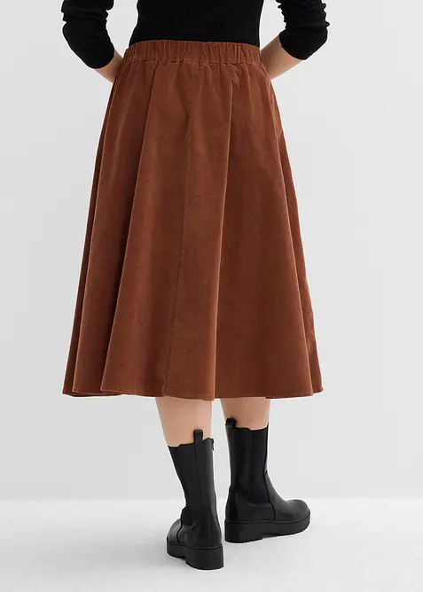 Man&scaron;estrov&aacute; sukně ze směsi s bavlnou, bonprix