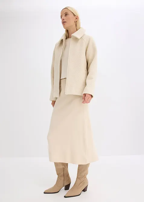 Áčková pletená sukně, bonprix